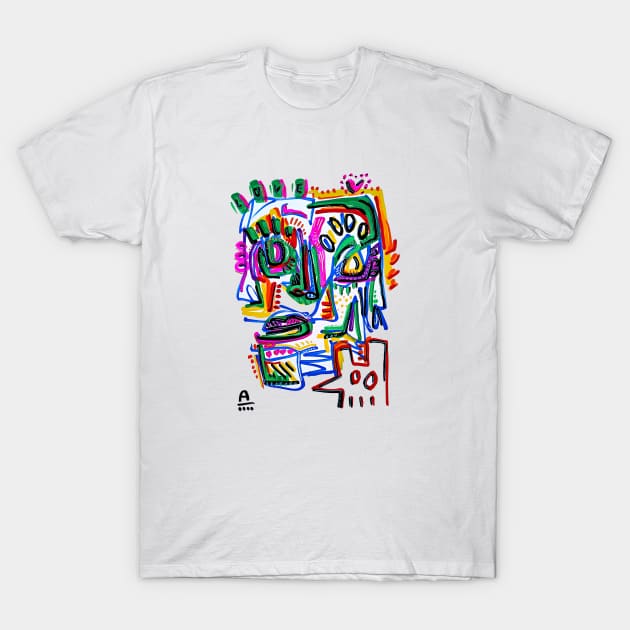 face T-Shirt by Angel Rivas